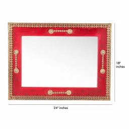 d'dass MDF 24 x 18 Inch Rectangle Mirror image 2