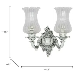 fos lighting White Aluminium Uplight Wall Scones image 4
