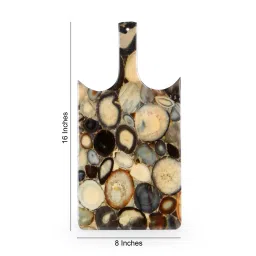 the home co. Grey Mdf 16 Inch Appetizer Platters image 3