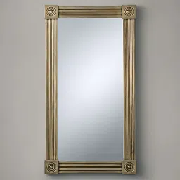d'dass Yellow Mango Wood Wall Mirror image 1
