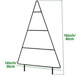 ecofynd Black Triangle Planter Stand For Climbing Plants image 2