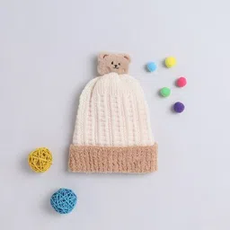 The Magic Wand Girls Printed Woollen Beanie-picture-33