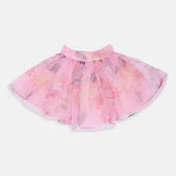 Pantaloons Junior Girls Floral Printed Pure Cotton Mini Skirt-picture-17