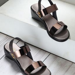 Shezone Women Grey Heels-picture-7