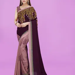 moda rapido ANAND SAREES Ethnic Motifs Printed Saree-picture-21