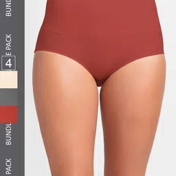 FashionRack Women Pack Of 4 Assorted Hipster Briefs-picture-4