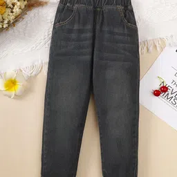 Kotty Girls Jogger Fit Mid-Rise Light Fade Stretchable Jeans-picture-23