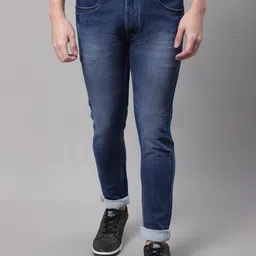 Rodamo Men Mid Rise Slim Fit Heavy Fade Stretchable Cotton Jeans-picture-44