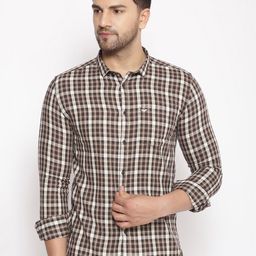 SHOWOFF Comfort Tartan Checks Cotton Checked Casual Shirt-picture-41
