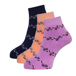 Dollar Socks Women Pack Of 3 Assorted Wool Ankle Length Socks-picture-30