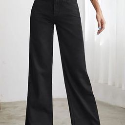 Kotty Women Black Jean Straight Fit High-Rise Stretchable Jeans-image-35