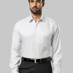 Raymond Checked Cotton Formal Shirt-image-52