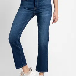 SPYKAR Women Blue Straight Fit Light Fade Jeans-image-75