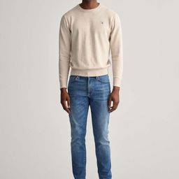 GANT Men Blue Slim Fit Light Fade Jeans-picture-32