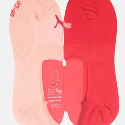 Puma Unisex Peach-Coloured & Coral Set Of 2 Socks-picture-14