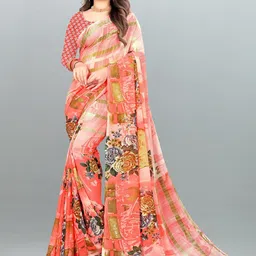 moda rapido ANAND SAREES Floral Printed Saree-picture-12