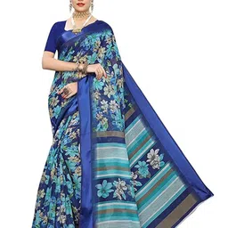 KALINI Floral Printed Zari Silk Cotton Kanjeevaram Saree-picture-10