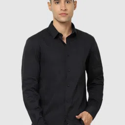 Celio Men Black Classic Casual Shirt-picture-34
