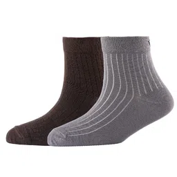 Cotstyle Men Pack Of 2 Striped Cotton Ankle Length Socks-picture-28