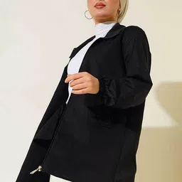 BIGDART Solid Single-Breasted Overcoat-picture-23