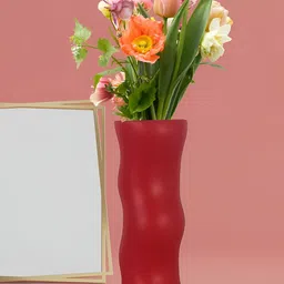 LASAKI Piper Red Ceramic Flower Vase-picture-24