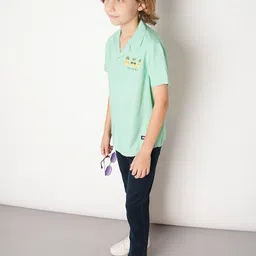 Jack & Jones Junior Boys Spread Collar Short Sleeves Cotton Casual Shirt-picture-49