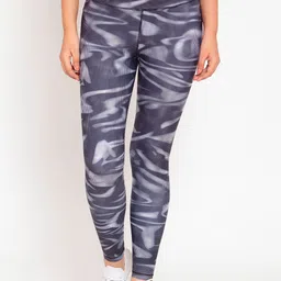 Boston Club Women Grey & White Printed Tights-image-99