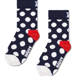 Happy Socks Kids Big Dot Patterned Cotton Calf-Length Socks-picture-25
