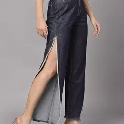 KASSUALLY Women Wide Leg High-Rise Jeans-image-17