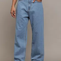 The Roadster Lifestyle Co. Men Pure Cotton Relaxed-Fit No Fade Jeans-picture-27