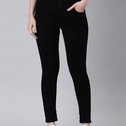 SHOWOFF Women Slim Fit Mid-Rise Acid Wash Clean Look Stretchable Jeans-image-30