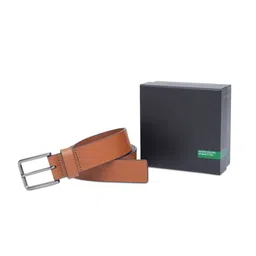 United Colors of Benetton Men Textured Leather Formal Belt-picture-37
