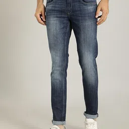 Indian Terrain Men Kruger Skinny Fit Clean Look Light Fade Jeans-picture-53