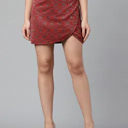 I Love She Summer-Collection-24 Printed A-Line Mini Skirts-picture-31