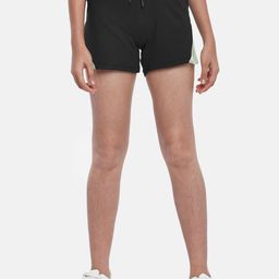 Coolsters by Pantaloons Girls Black Colourblocked Shorts-picture-6