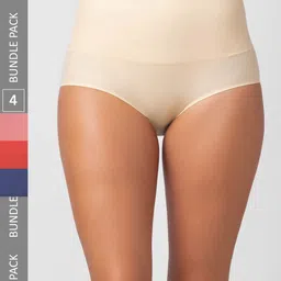 FashionRack Women Pack Of 4 Assorted Hipster Briefs-picture-7