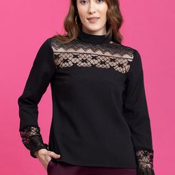 FableStreet Embroidered Lace Top-picture-0