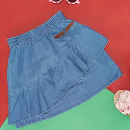 Pantaloons Junior Girls Knee-Length  Pure Cotton Skirt-picture-23