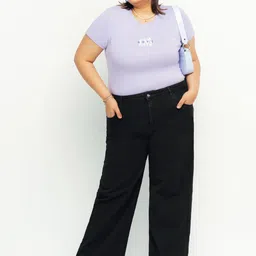 FREAKINS Women Plus Size High-Rise Wide Leg  Jeans-picture-46