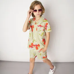 Jack & Jones Junior Boys Floral Printed Casual Shirt-picture-33