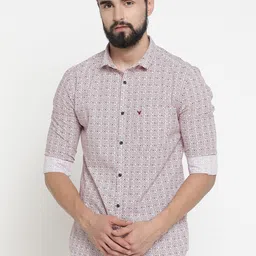 SHOWOFF Comfort Ethnic Printed Cotton Casual Shirt-picture-21