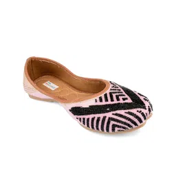 DESI COLOUR Women Embellished Ethnic Mojaris-picture-33