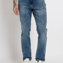 Status Quo Men Slim Fit Heavy Fade Cotton Jeans-picture-1