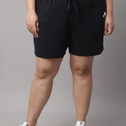 Rute Plus Size Women Mid-Rise Cotton Regular Shorts-picture-18