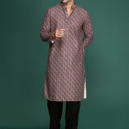 Sangria Bandhani Printed Cotton Straight Kurta-picture-37