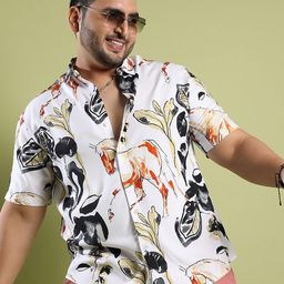 Instafab Plus Plus Size Floral Printed Casual Shirt-picture-45