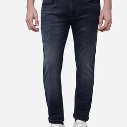 JADE BLUE Men Slim Fit Light Fade Cotton Jeans-picture-27
