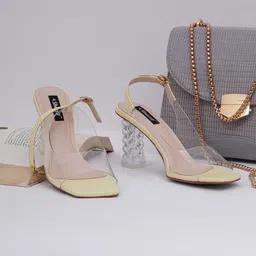 Sherrif Shoes Yellow Embellished Party Block-picture-18