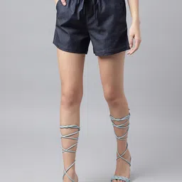 Xpose Women High-Rise Above Knee Length Regular Shorts-image-72