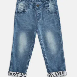 Pantaloons Baby Girls Blue Light Fade Jeans-picture-51